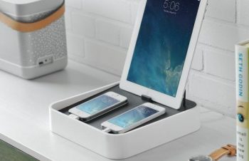 タブレットやスマホをオシャレなインテリアする収納　Bluelounge サンクチュアリ 4