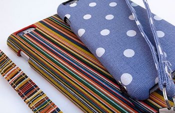 【レビュー】iPhone 6用・6 Plus用「Simplism Fabric Case with Card Pocket」：柄入りの布地を貼ったポリカーボネート製ハードケース – iをありがとう