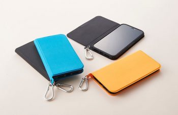 Simplism｜落下時も安心。iPhone XR 用の撥水ナイロンフリップケース