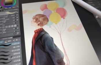 トリニティ社様の「上質紙のような描き心地」iPad用保護フィルムを使って描きました✍️ツルツル滑らず、サラサラと本当に紙に描いているみたいです?鉛筆系のペンと相性抜群です！ーーーhttps://t.co/artzPbrap9#Simplism #上質紙フィルムーーー