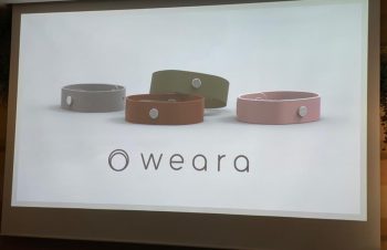 トリニティ、リストバンド型ウェアラブルデバイス「weara（ウェアラ）」を発表