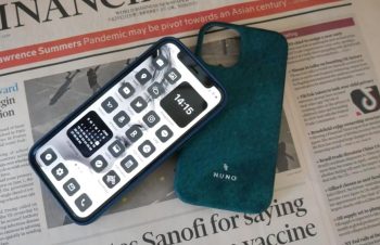 Simplism  iPhone 12 mini [NUNO] 本革バックケース ブルー財布機能を持つ革製ケースを探していたところ外装がオールプエブロのケースを発見！MagSafe非対応なので微妙だけれど、革好き向けのケースで