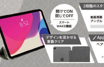 トリニティ、｢iPad mini (第6世代)｣向け極薄・軽量フリップケースを発売 − フタにはファブリック生地を採用