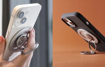 【新製品】iPhoneにマグネットで吸着する、落下防止リング兼スタンド「Simplism MagRista」
