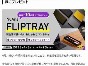 ペントレイ NuAns FLIPTRAY