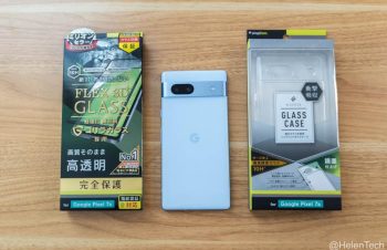 Simplism の Google Pixel 7a 向けクリアケースと画面保護ガラスをレビュー