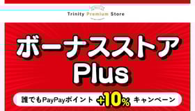 PayPayポイントがプラス10％還元、Yahoo!ショッピング「Trinity Premium Store」で – BCN＋R