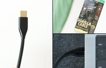 Simplismのゴリラ級に強いUSBケーブルを提供いただいたので使ってみました！ ゴリラ級てww  ✅ステンレススリーブ&24Kメッキ ✅防弾チョッキにも採用されるKevlar®素材 ✅ペットが噛んでも断線しにくい ✅圧倒的に強い曲げ強度  もし家にケーブルをかじる子がいらっしゃればぜひ😇　#pr