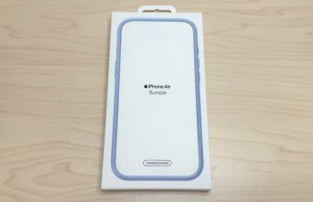 iPhone Airのバンパーだけ届いたので写真撮ってみた。「クイックショットストラップ」も問題なく使える