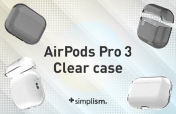 Simplism、AirPods Pro 3対応クリアケース4種を発売