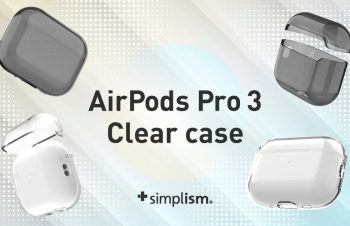 Simplism、AirPods Pro 3対応クリアケース4種を発売